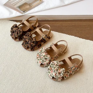 Newest Kids Fashion Summer Lovely Flower Sweet Children Sandals for Girls