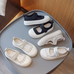 Newest Summer Spring Children Outwear Casual Teenagers Kids Girls Canvas Shoes