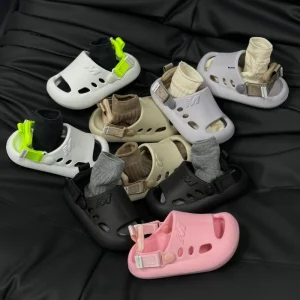 Non-Slip Ankle Sandals for Boys and Girls Waterproof Summer Children’s Slipper New Style Swimming Kids Flip-Flops Shoe