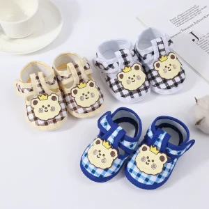 Non-Slip Baby Girl and Boy Shoes Soft Cloth Shoes for Kids Breathable Infant Shoes Girl 6 to 12 Months