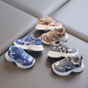 Non Slip Boys Casual Shoes Breathable Mesh Kids Shoes for Toddler Daily Outdoor Walking