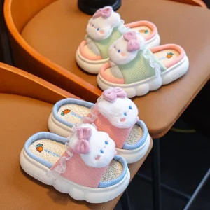 Non-slip Girl Sandals Thick Sole Kids Spring Home Shoes Cute Children Slippers Boys and Girl Comfortable