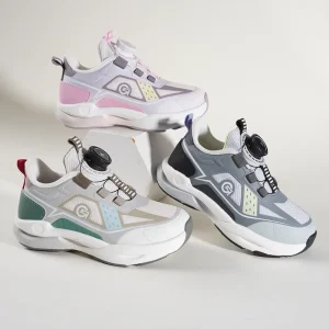 Non-slip Girls Casual Sneakers Adjustable Strap Unisex Hook and Loop Kids Sneakers Teen Back to School Sports Sneakers