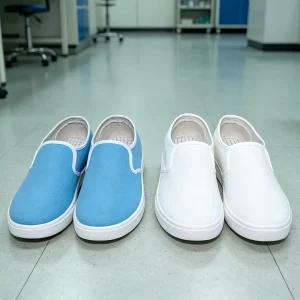 Nonslip SPU Safety Shoes for Workshop ESD Safety Shoes for Cleanroom SPU Canvas ESD Shoes Canvas Fabric Anti-static