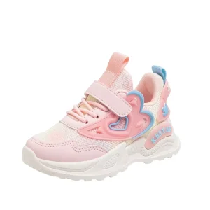 Novel Comfort Beautiful Girl Children Shoes Sneaker Light Weight Elastic Band Sport Casual Shoes for Kids