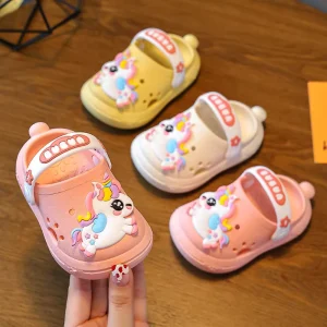 ODM OEM Custom Factory Kids Garden Slippers Lighted Summer/Winter Sandals for Babies Children’s Slide Shoes