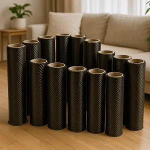 OEM Carbon Fiber Weave Fabric 1k 100gsm 240gsm UD Unidirectional Laminate Wood Core Carbon Fiber Fabric