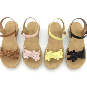 OEM Factory Girls Flats Summer Sports Ankle Strap Sandals for Kids Light Weight and Breathable for Spring and Autumn Outdoors