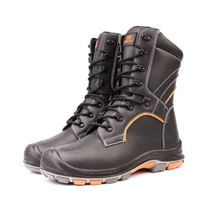 OEM Heavy Industry Oil & Slip Resistant Uniform Leather Tactical Activity Work Boot for Men