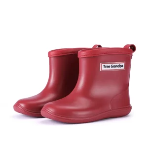 OEM High Quality Unisex Waterproof Wear-resisting Rain Boots Durable Kids Children Cartoon Style Outdoor Boots