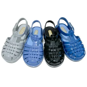 OEM Kids Classical Transparent Upper PVC Gladiator Sandal Little Kids Fisherman Style Jelly Shoes