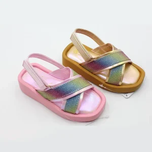 OEM New Style Factory Customized Flat Feet Toddler Girls Children Shoes Cute Casual Outdoor Sandals for Kids Everyday