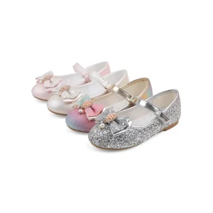 OEM/ODM Children shoes school shoes for girls Girls Solid PU Small Shoes New Candy Color shoes casual shoes