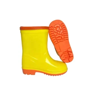 OEM PVC Transparent Rain Boots for Kids Custom Desgin Kids Rain Boots Big Size