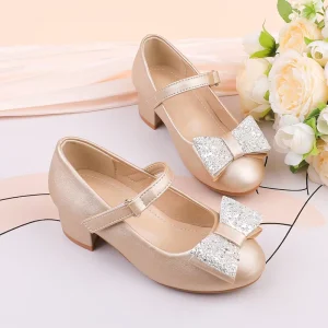 OEM Shoes kids girls Ballet New Girls Multi Color Bow Pearl Mary Jane Dress Shoes for Party Birthday Wedding Spring Autumn