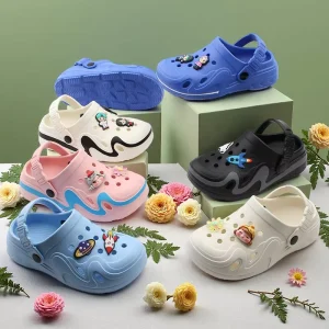 OLICOM OEM Manufacturer Fashion Kids Clogs Sandals Clogs EVA Non Slip Soft Sole Lightweight Waterproof for Boys Girls