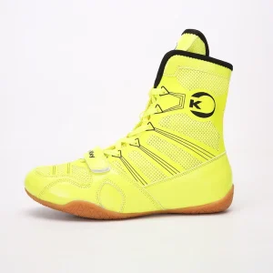 Oem Design Your Own Kids Mid Professional Daykey Gym Wrestling Boots Men Boxing Shoes Oem