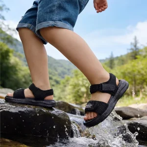 Open Toe Flat Beach Sandals for Summer Non slip Soft Bottom for Boys and Girls Toddler friendly for Children