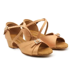 Original BD Dance Shoes Kids Professional Dance Shoes Campus Sandals Leather Salsa Jazz Ballroom Latin Shoes for Girls