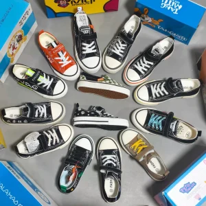 Original Children’s Bulk Stock Lots Canvas Shoes Mixed Style Fashion Casual Shoes