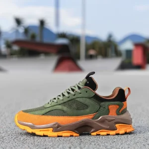 Original Quality Classic Vegan Mens Casual Breathable Mesh Lace up Sneakers Flat Trend Retro Skateboard Spring Winter