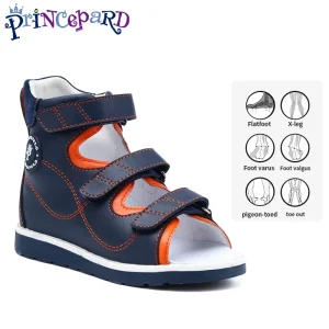 Orthopedic Sandals for Kids and Toddlers Summer Corrective Shoes with Arch Ankle Support Prevent Tiptoe Walking for Boys Girls