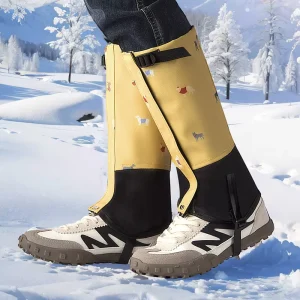 Outdoor Adjustable Snow Boot Cover Children Snow Cover Kids Boot Gaiters Anti Snow Boot Covers for Hiking