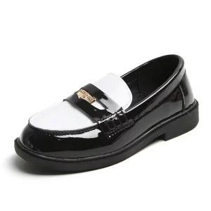 Outdoor Memory Foam Kids Moccasin Slippers Loafer Toddler Shoes Rubber Solid Warm House Indoor PU Low Unisex