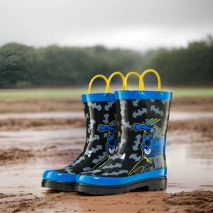Outdoor Non Slip Durable Rain Boots Printed Waterproof Rain Boots for Kids