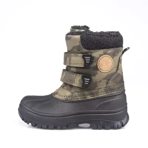 Outdoor Safe High Quality Unisex Mid-calf Warm Lining Water-proof Kids Snow Boots