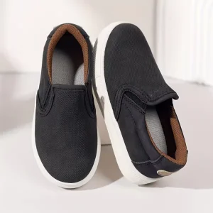 PU Leather Boat Shoes for Children Soft Soles Loafers Design Light Weight Party Casual Wear for Toddlers Boys & Girls Plant