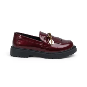 PU Leather Loafers for Spring Autumn Casual Shoes with Tassels Black Leisure Shoes for Children
