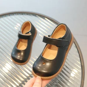 PU Leather Princess Mary Jane Pumps Latest Design Girls Shoes with Leopard Pattern for Party Summer Spring Seasons