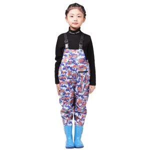 PVC Children’s Garden Braces Chest Waders Beach Game Fishing Waders