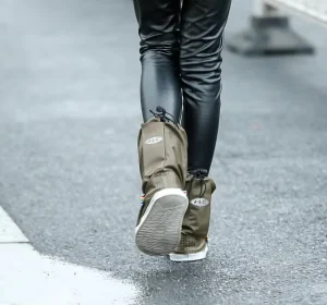 PVC Shoe Cover Reusable Male and Female Outdoor Waterproof Protector Rain Boots Motorcycle Rider Shoe Cover