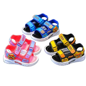 PVC Soft Summer Trendy Beach Sandals for Boys Girls Comfortable Casual Kids Slides Shoes