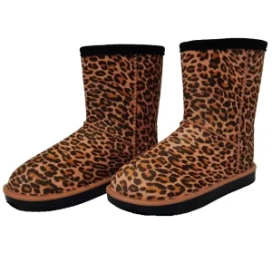 PVC TPE Outsole Fake Fur Lining 100% Waterproof Snow Boots Winter Boots for Kids and Women