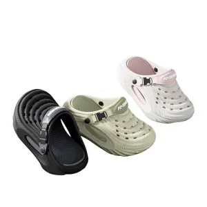 Parent Child Ripple Design Ankle Summer Sandals Older Kids Casual Stylish Breathable Outdoor Ready Detachable Buckle Closure