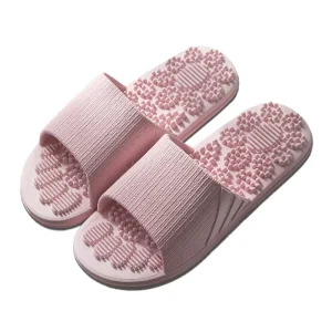 Pink Massage Slippers Sandals High Quality Women’S Slippers Flat Sandals Premium for Ladies