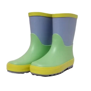 Plain Color Rubber Rain Boots for Children