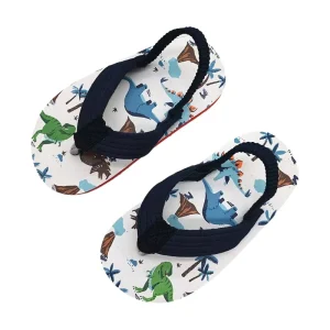 Plush Baby Slippers Infant Boys Fur Shoes Soft Slip Beach Summer Knitted EVA Furry Sandals for Baby Girl