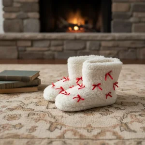 Plush Home Slippers for Warmth, Suitable for Both Men and Women