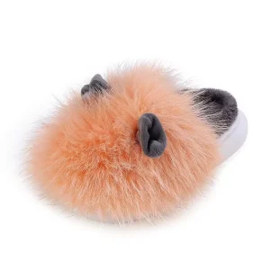 Plush Slipper for Children Winter Indoor Cute Home Slippers for Kids Girls Warm Bedroom Cotton Shoes