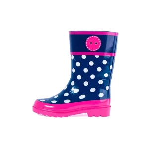 Polka Dot Printing Kids Rain Rubber Boots