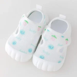 Polyester Baby Summer Shoes Highly Breathable and Wrinkle Resistant for Smart Casual Looks with Soft Flexible Sole Kids Shoes