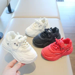 Popular Children Walking Sneakers Soft Sole Comfortable Unisex Kids Sports Shoes