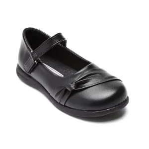 Pretty Classic Soft Children’s Girl Princess Dress Shoes Comfortable Kids Black School Leather Shoes Fashion Cartoon Kids Casual