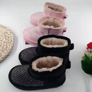 Price Winter Toddler Platform Faux Suede Snow Boots Slip On Breathable Cushioning Comfort Ankle Warm Unisex