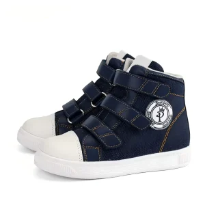 Princepard New Arrival Kids Loafers Outdoor Spring Autumn Winter Denim Flat Feet Sneaker Shoes with Orthopedic Functions