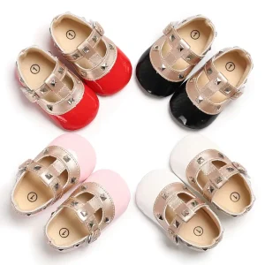 Princess Floral Sandals for Newborn Girls Soft Flat First Walking Shoes for Summer Toddler Outdoor Infant Shoe